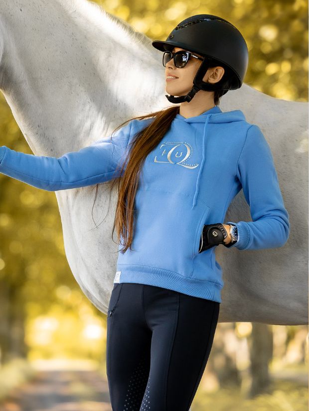 bluza jeździecka Dream niebieska Equus Brand